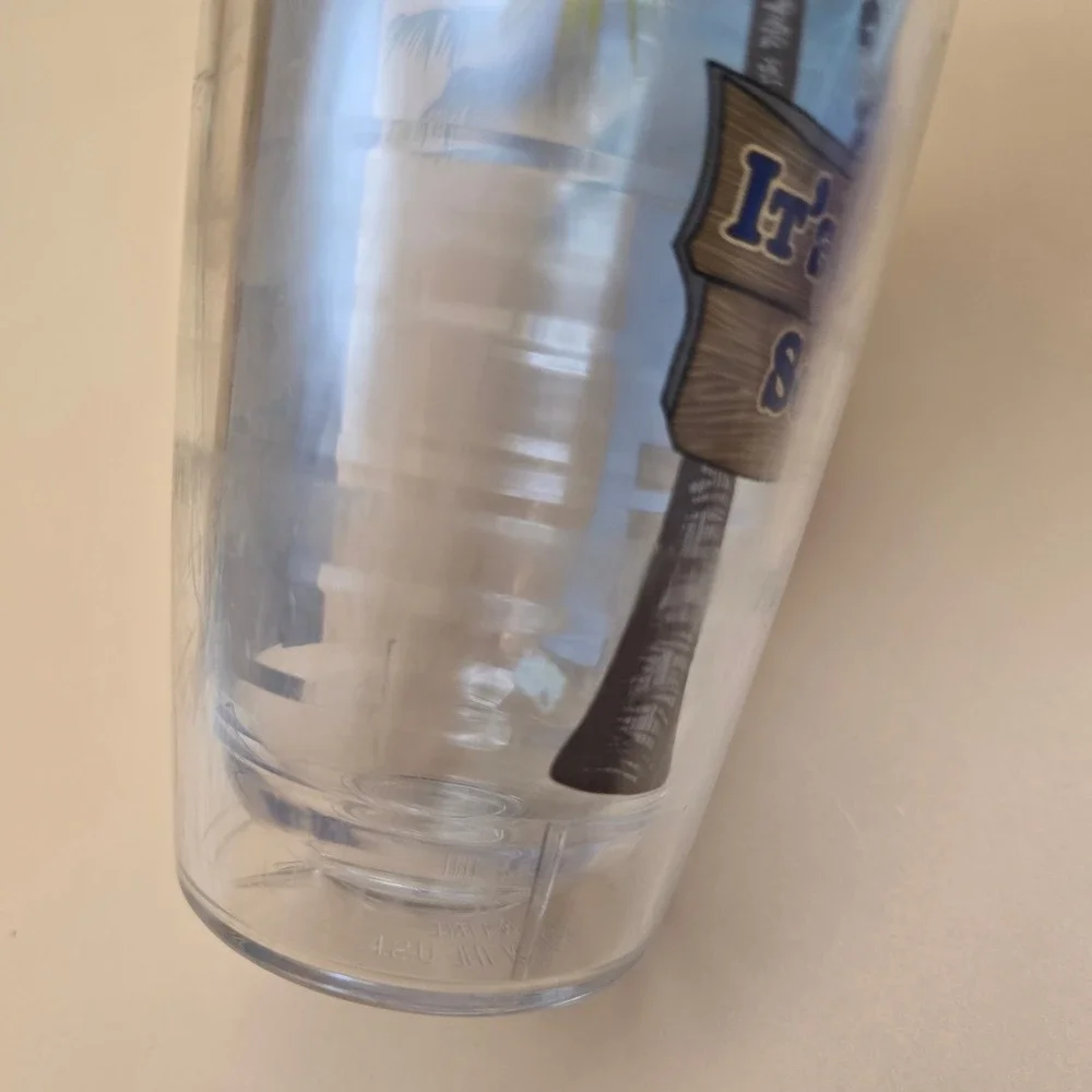 Margaritaville 26oz Insulated Tumbler It's‎ 5 O'Clock Somewhere Blue Lid USA